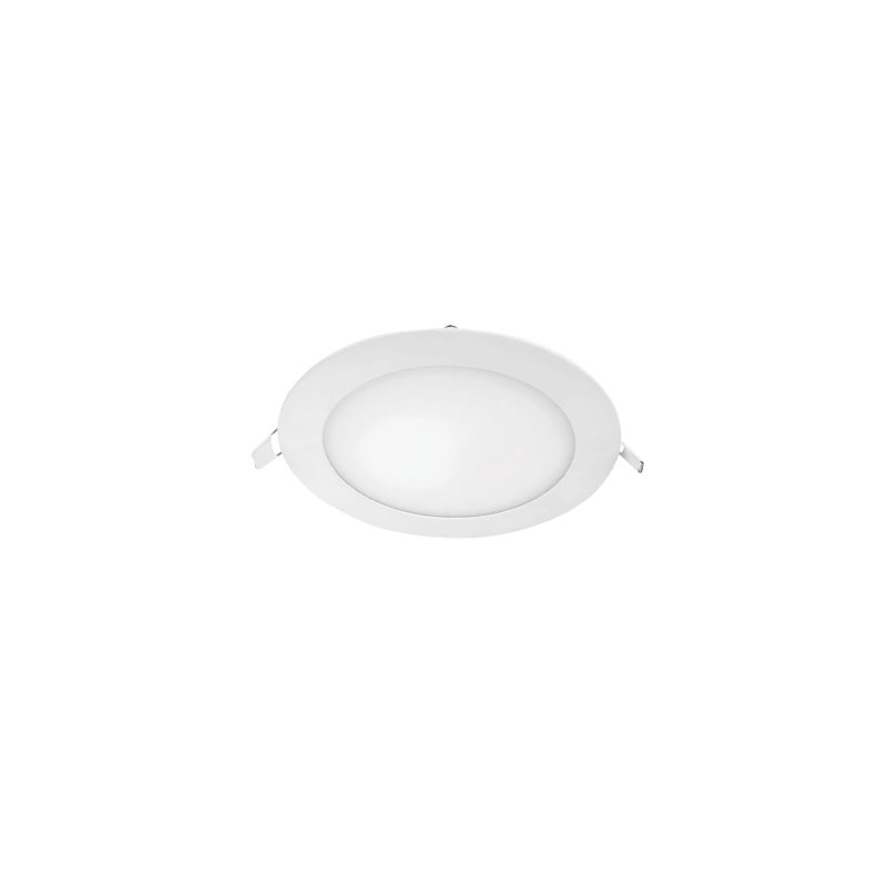 Plafón Embutido Redondo 12W Luz Cálida Faretto