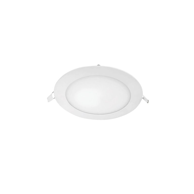 Plafón Embutido Redondo 18W Luz Fría Faretto
