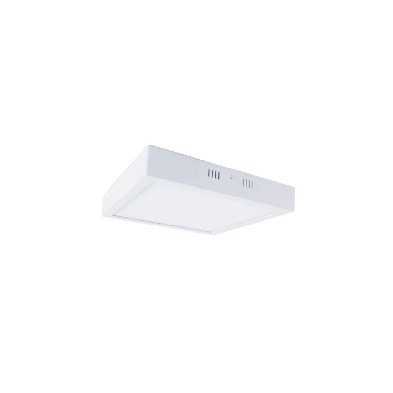 Plafón Sobrepuesto Cuadrado 18W Luz Neutra Faretto