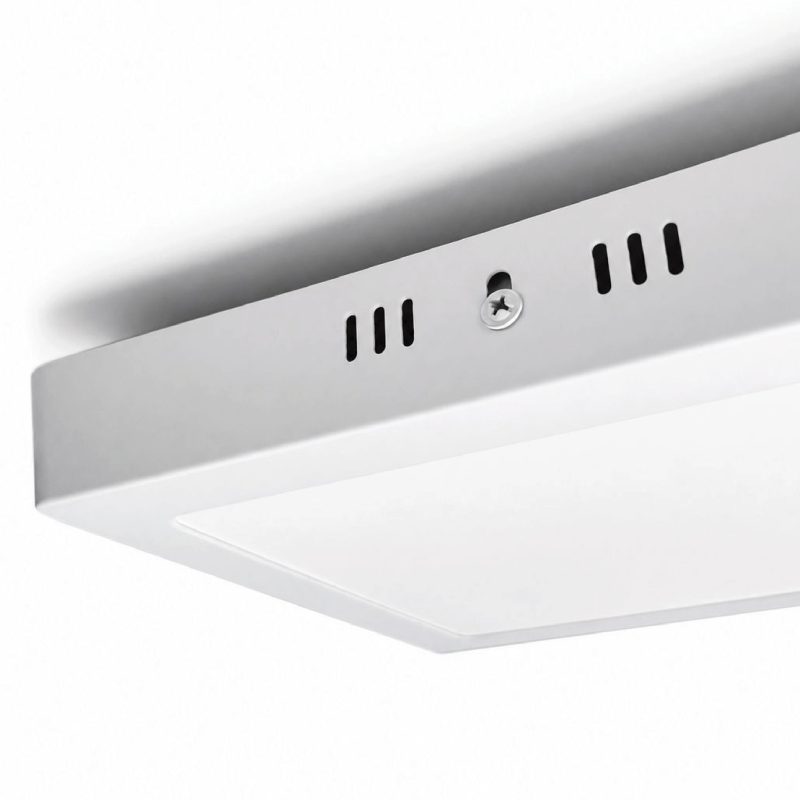 Plafón Sobrepuesto Cuadrado 18W Luz Neutra Faretto - Imagen 2